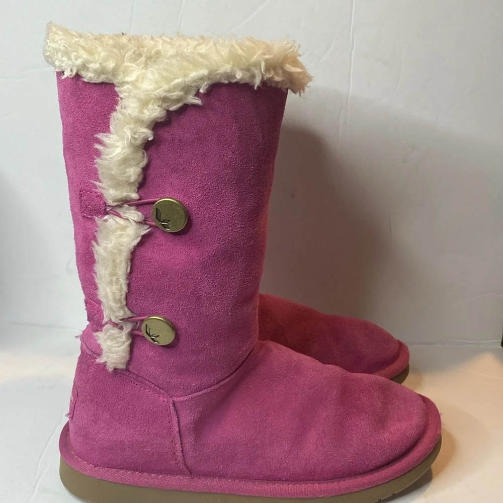 Koolaburra by Ugg Pink Suede Tall Boots